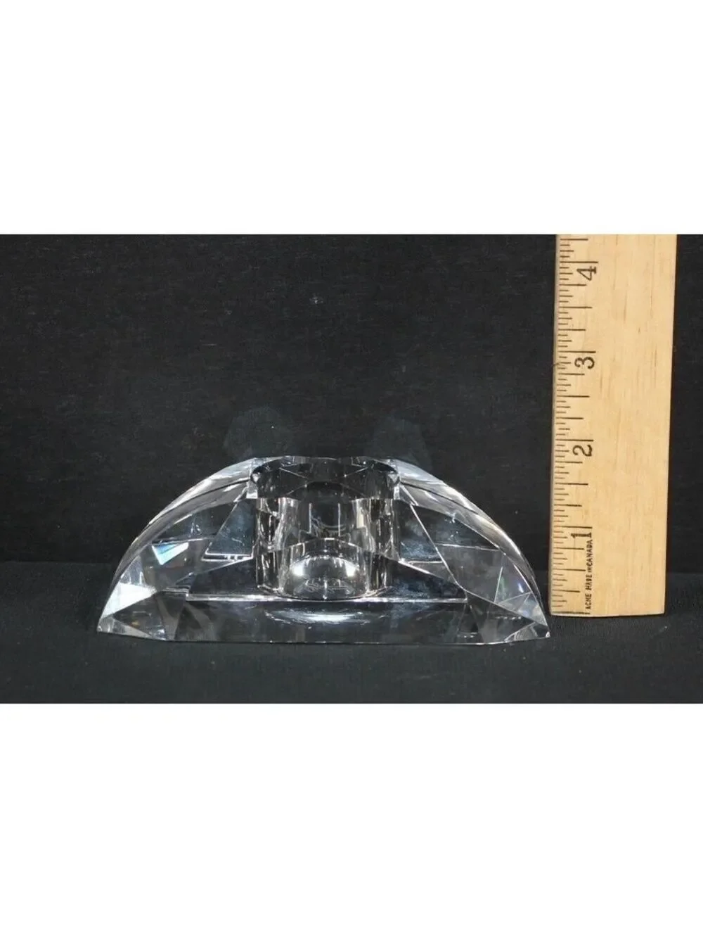 Rosenthal Crystal Candlestick Holder, Vintage NIB